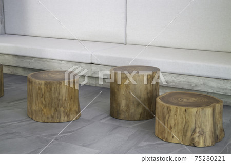 Grunge log stool or chair craft artisan handmade furniture Grunge log stool or chair craft artisan handmade furniture 75280221