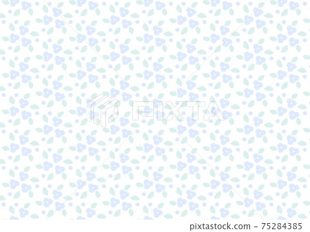 Green and purple hand-painted floral pattern JPG Green and purple hand-painted floral pattern JPG 75284385