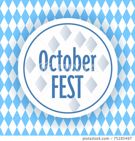 beer festival Oktoberfest party celebration concept lettering greeting card or flyer 75285497