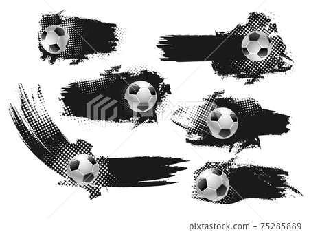 Soccer football banners blank vector templates Soccer football banners blank vector templates 75285889