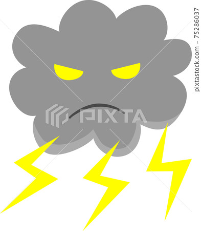 No simple thundercloud background 75286037
