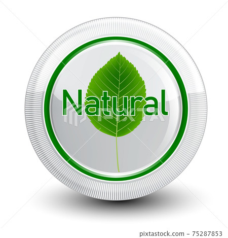 Leaf natural button medal 75287853