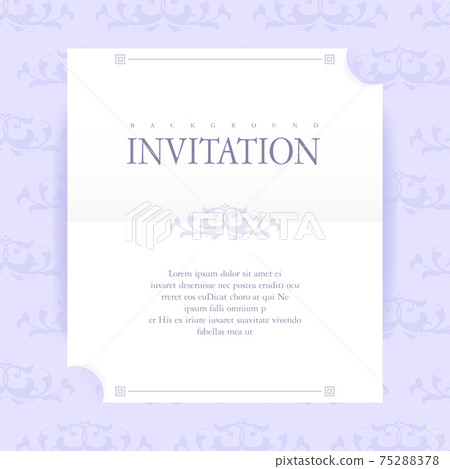 高度通用的圖案邀請函設計06 75288378