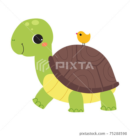 tortoise animated clipart happy