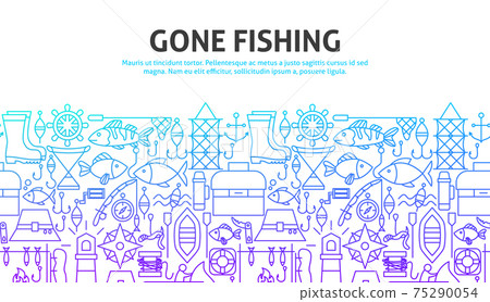 Gone Fishing Concept Gone Fishing Concept 75290054