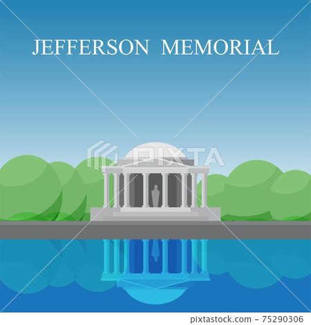 Jefferson Memorial in Washington DC, Distric of Columbia, USA. 75290306