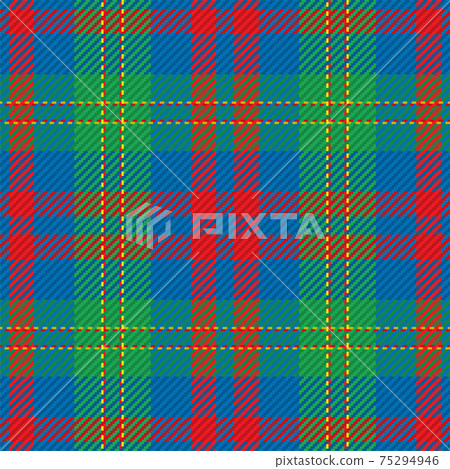 Seamless pattern of scottish tartan plaid. Repeatable background with check fabric texture. Vector backdrop striped textile print. Seamless pattern of scottish tartan plaid. Repeatable background with check fabric texture. Vector backdrop striped textile print. 75294946