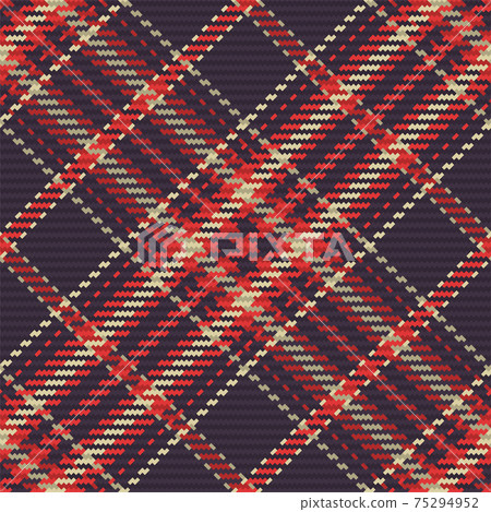 Seamless pattern of scottish tartan plaid. Repeatable background with check fabric texture. Vector backdrop striped textile print. Seamless pattern of scottish tartan plaid. Repeatable background with check fabric texture. Vector backdrop striped textile print. 75294952