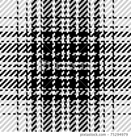Plaid checkered tartan seamless pattern suitable for fashion textiles, graphics design. 75294979