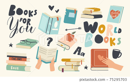 Reading Comics Hobbies Icon Set of Icons Readers Hobby, Reading Book,... - Stock Illustration ...