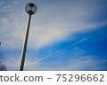 Street lights and blue sky 75296662