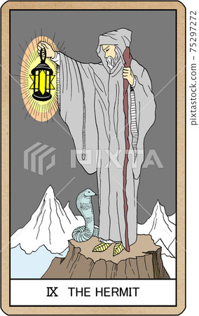 塔羅牌/隱士 塔羅牌/隱士 75297272