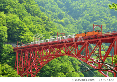 Kurobe Gorge trolley train 75297328