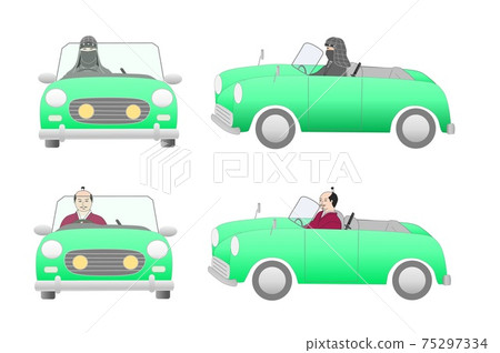 Car, Ninja, and Tono-Green 75297334
