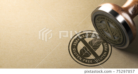 Gluten free stamp 75297857