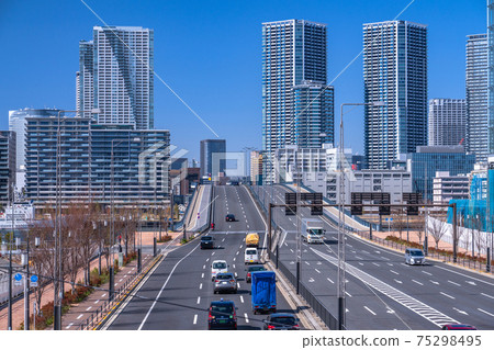 《東京都》晴美/城市風貌《大橋豐洲》 75298495