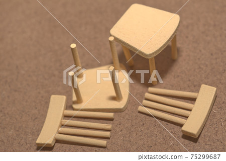 Broken chair Broken chair 75299687