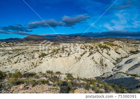 The Badlands of Abanilla and Mahoya near Murcia in Spain The Badlands of Abanilla and Mahoya near Murcia in Spain 75300391
