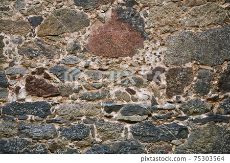 background, texture - ancient masonry at the wall of the castle background, texture - ancient masonry at the wall of the castle 75303564