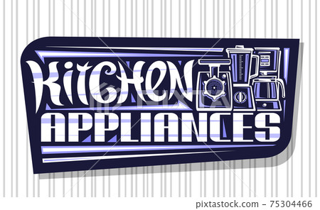Vector logo for Kitchen Appliances Vector logo for Kitchen Appliances 75304466