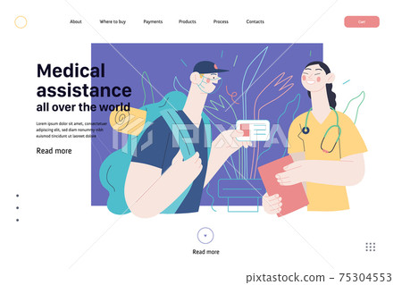 Medical insurance template - medical assistance all over the world Medical insurance template - medical assistance all over the world 75304553
