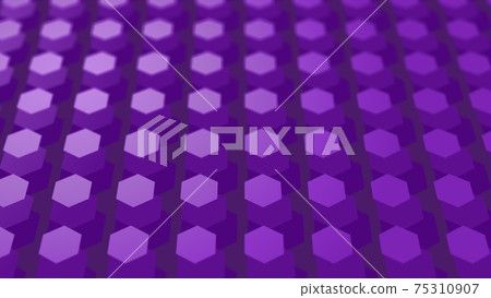 由許多六邊形組成的CG六邊形背景圖像 75310907