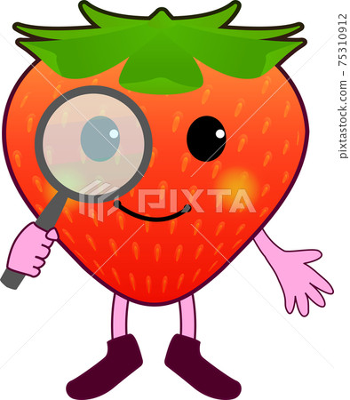 Find / Find Cute Strawberry Character 75310912