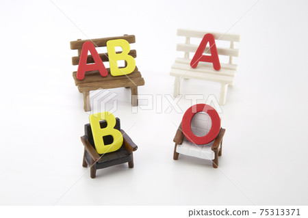 Blood type A, B, AB, O Blood type A, B, AB, O 75313371