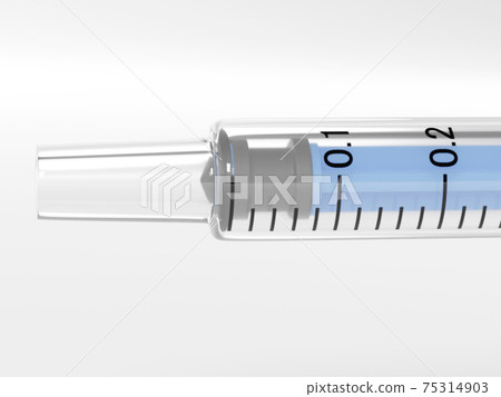 Close-up image of the tip of the syringe 75314903