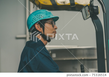 forklift, forklifts, blue collar worker 75316514