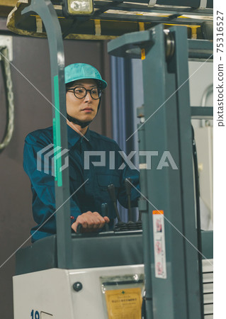 叉車 藍領工人 工人 75316527