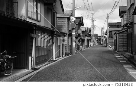 新潟縣泉崎町城市景觀保護區單色 75318438