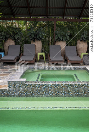 Outdoor Pool And Hot Tub Outdoor Pool And Hot Tub 75318510