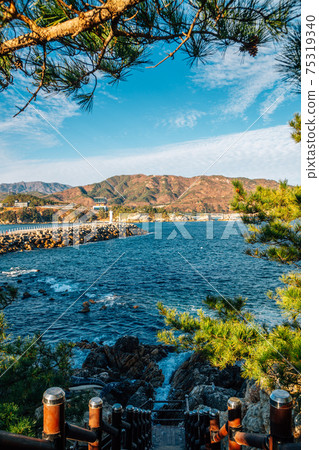 View of Jangho Port in Samcheok, Korea 75319340