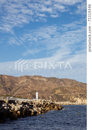 Jangho Port sea and lighthouse in Samcheok, Korea Jangho Port sea and lighthouse in Samcheok, Korea 75319346