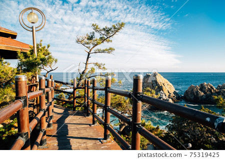 Jangho Port seaside trail in Samcheok, Korea Jangho Port seaside trail in Samcheok, Korea 75319425