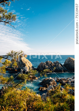 Jangho Port sea and rock in Samcheok, Korea 75319437