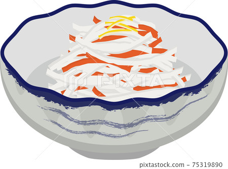 日式小碗紅白禦菜料理 75319890