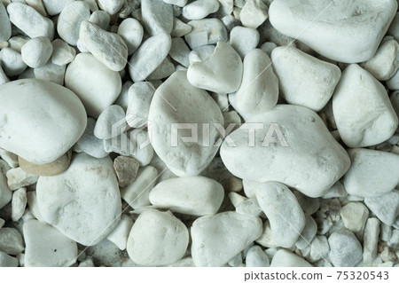 close-up of few white stones, front view close-up of few white stones, front view 75320543