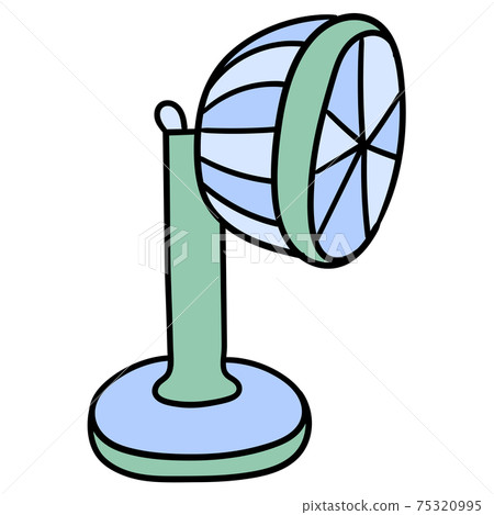 electric fan. carton emoticon. doodle icon drawing electric fan. carton emoticon. doodle icon drawing 75320995