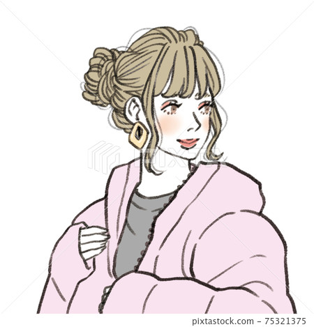 Fashion illustration_winter 75321375