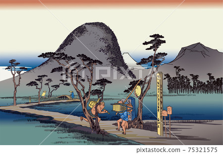 Fifty-three Stations of the Tokaido / Hiratsuka Nawate-do Fifty-three Stations of the Tokaido / Hiratsuka Nawate-do 75321575