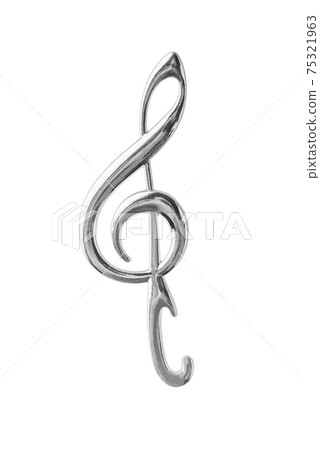 Bottle opener like a music treble clef Bottle opener like a music treble clef 75321963
