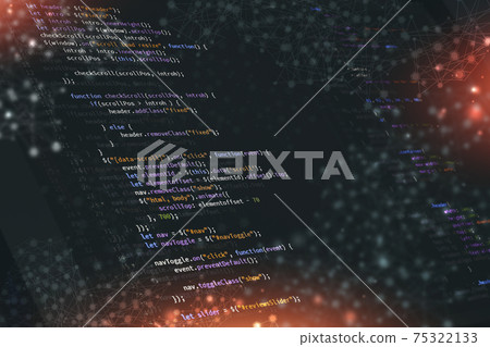 javascript mixed media background-插圖素材 [75322133] - PIXTA圖庫