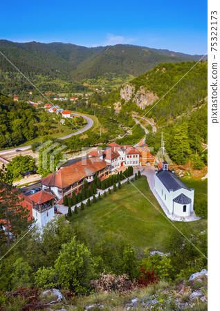 The medieval monastery Dobrun in Bosnia and Herzegovina The medieval monastery Dobrun in Bosnia and Herzegovina 75322173