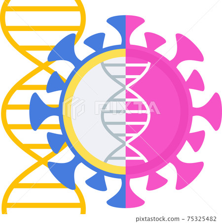 Different types of COVID 19 vaccines icon. Protect people 75325482