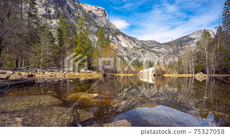 lake, yosemite, landscape 75327058