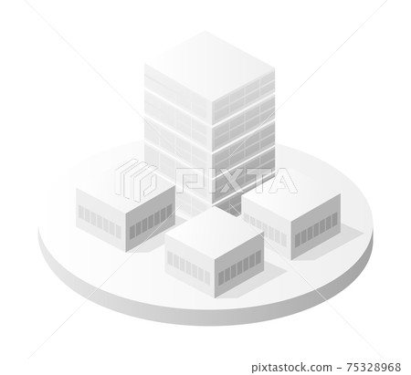 White building icon smart building home architecture White building icon smart building home architecture 75328968