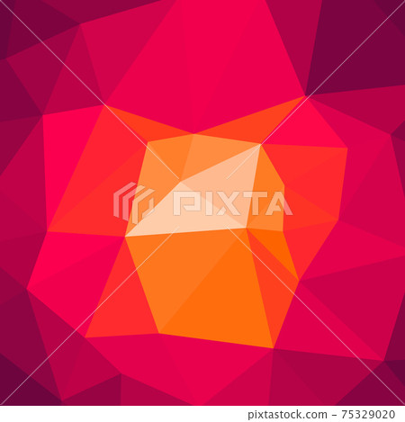 Polygon triangle triangular multi mosaic background trends for poster 75329020