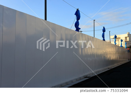Temporary enclosure at construction site Universal steel plate Temporary enclosure at construction site Universal steel plate 75331094